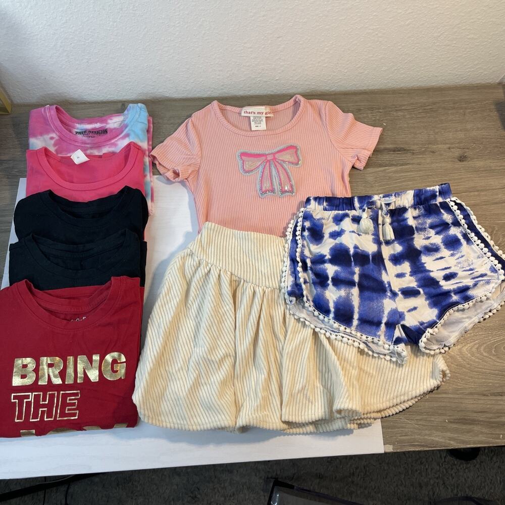 Bundle Girl 14 Pc Size 4-5 Y T-Shirt Dress Shorts Lot Of 14Pieces